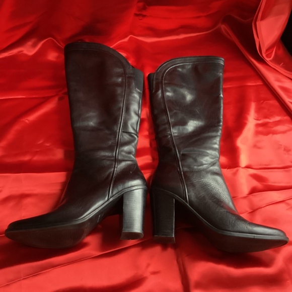 Audrey Brooke Dallas Leather High Boots - Picture 3 of 7